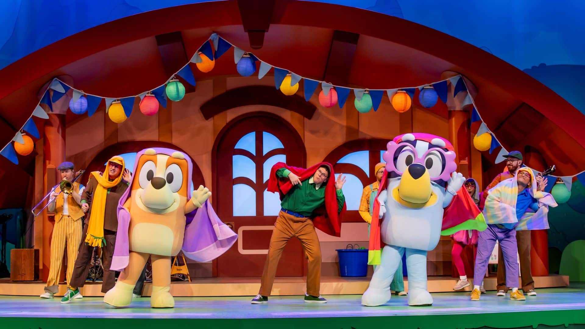 Bluey and Troupe of Grannies Disneyland 1