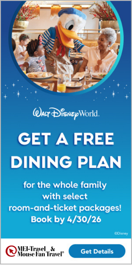 Free Dining Offer WDW | The Main Street Mouse Free Dining Offer Wdw