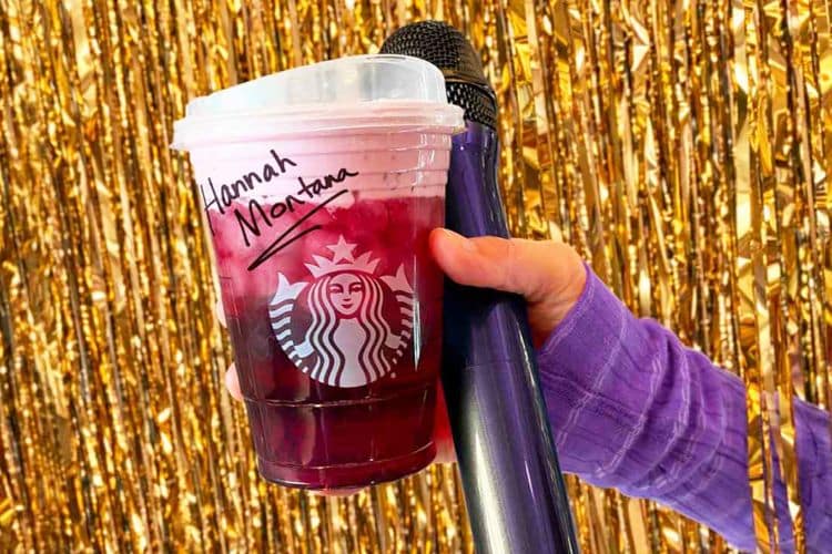NEW Hannah Montana Drink at Starbucks | The Main Street Mouse New Hannah Montana Drink at Starbucks