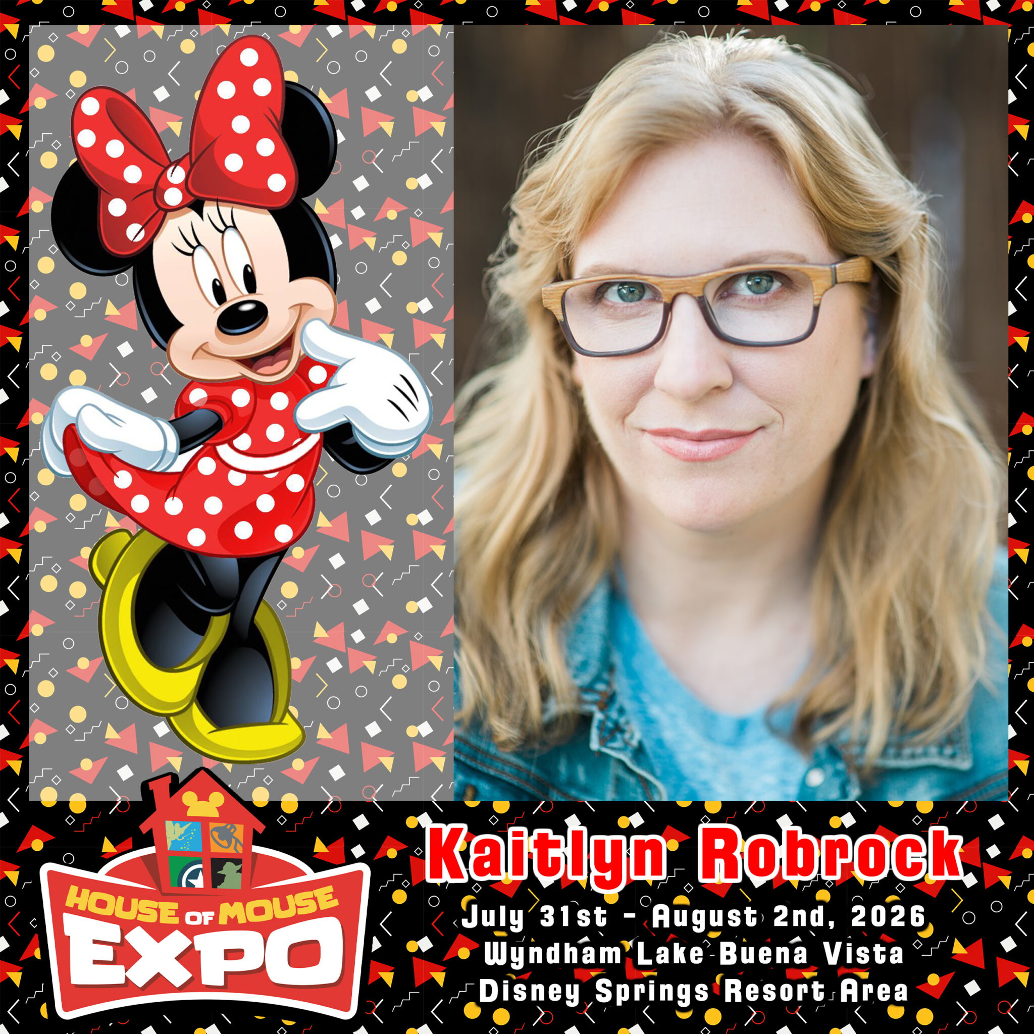 Kaitlyn Robrock House of Mouse Expo Announcement Card | The Main Street Mouse Kaitlyn Robrock House of Mouse Expo Announcement Card