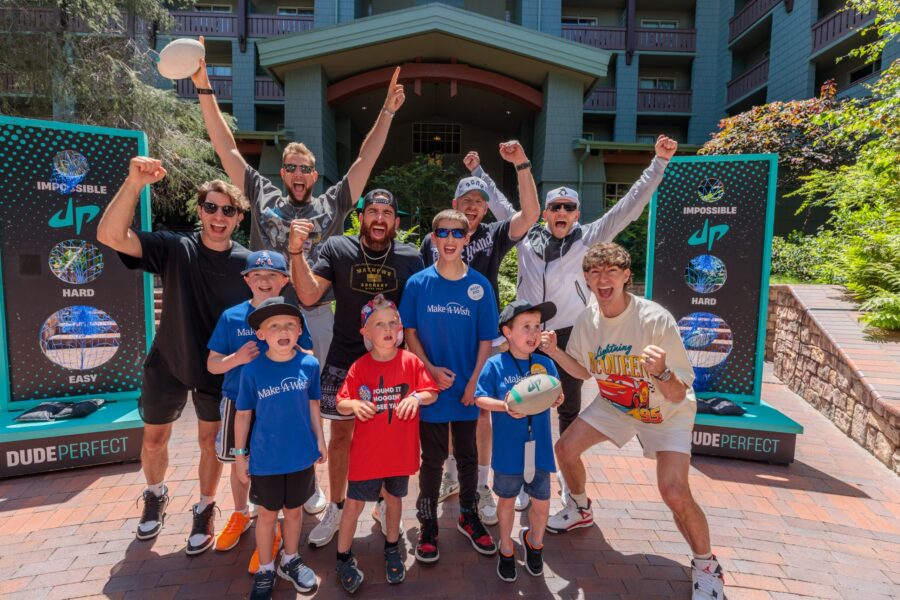 team from Dude Perfect