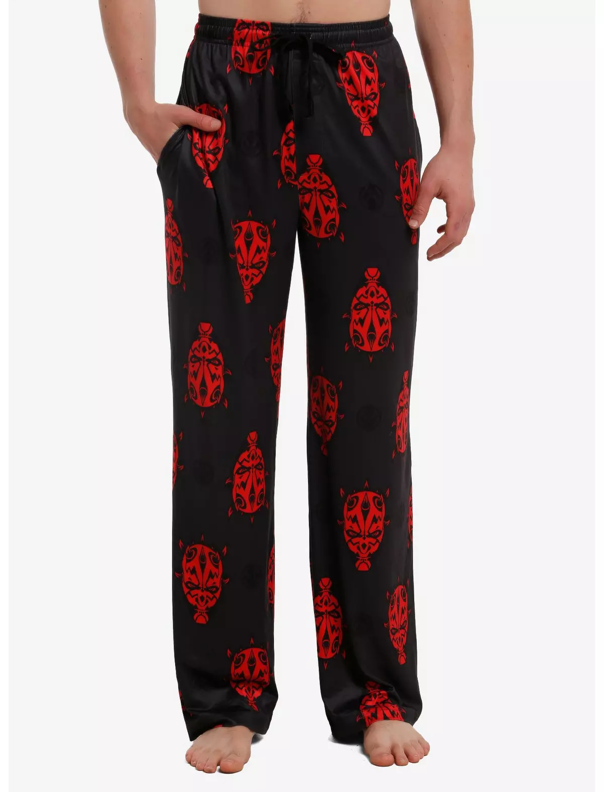 Star Wars Darth Maul Face Pajama Pants | The Main Street Mouse Star Wars Darth Maul Face Pajama Pants