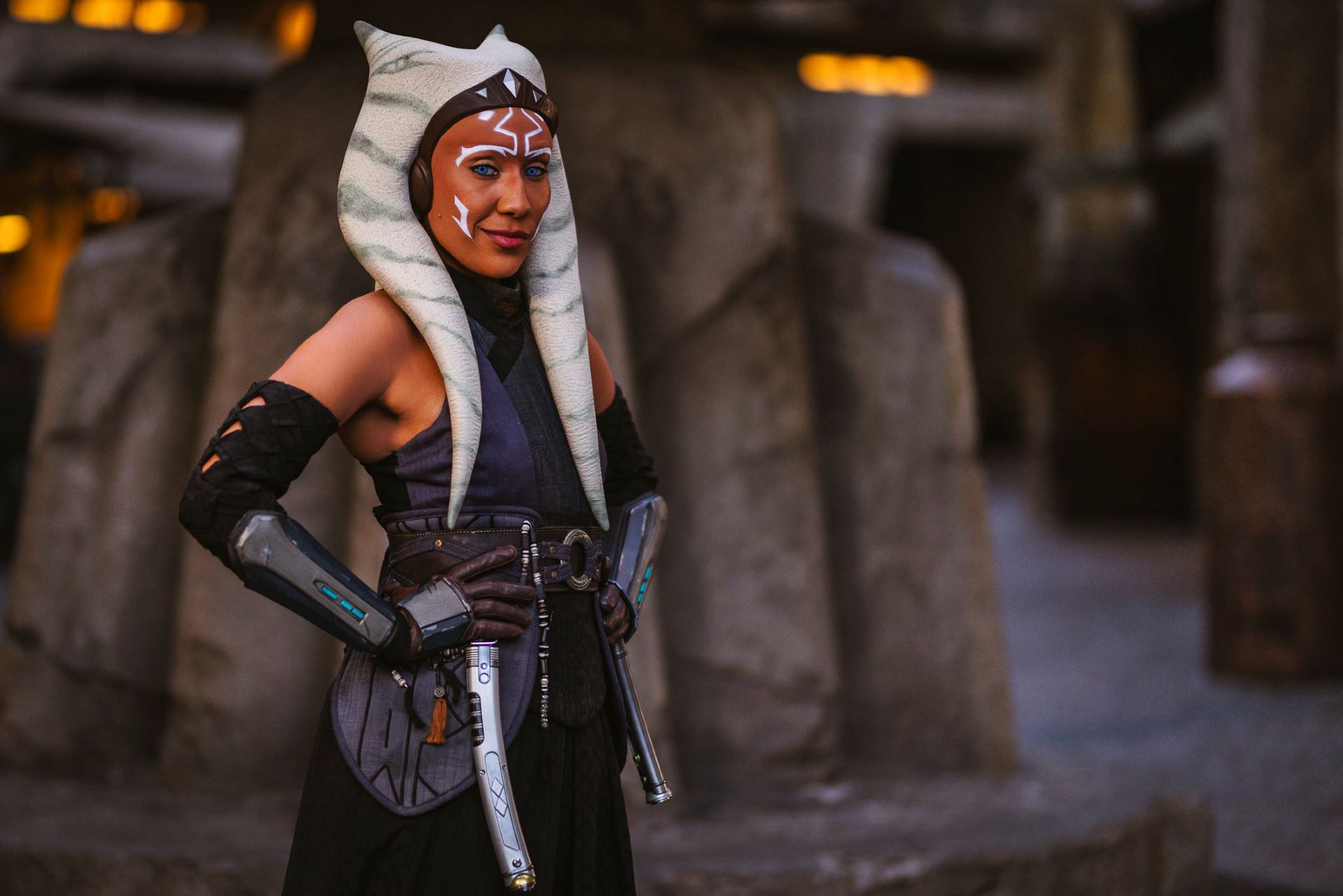Ahsoka tano at star wars galaxys edge at disneyland