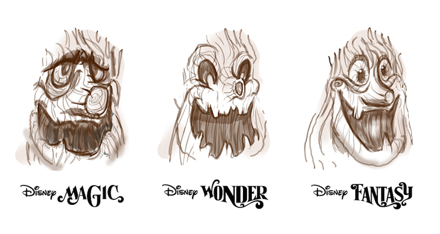 Disney Cruise Line Pumpkin Trees Halloween