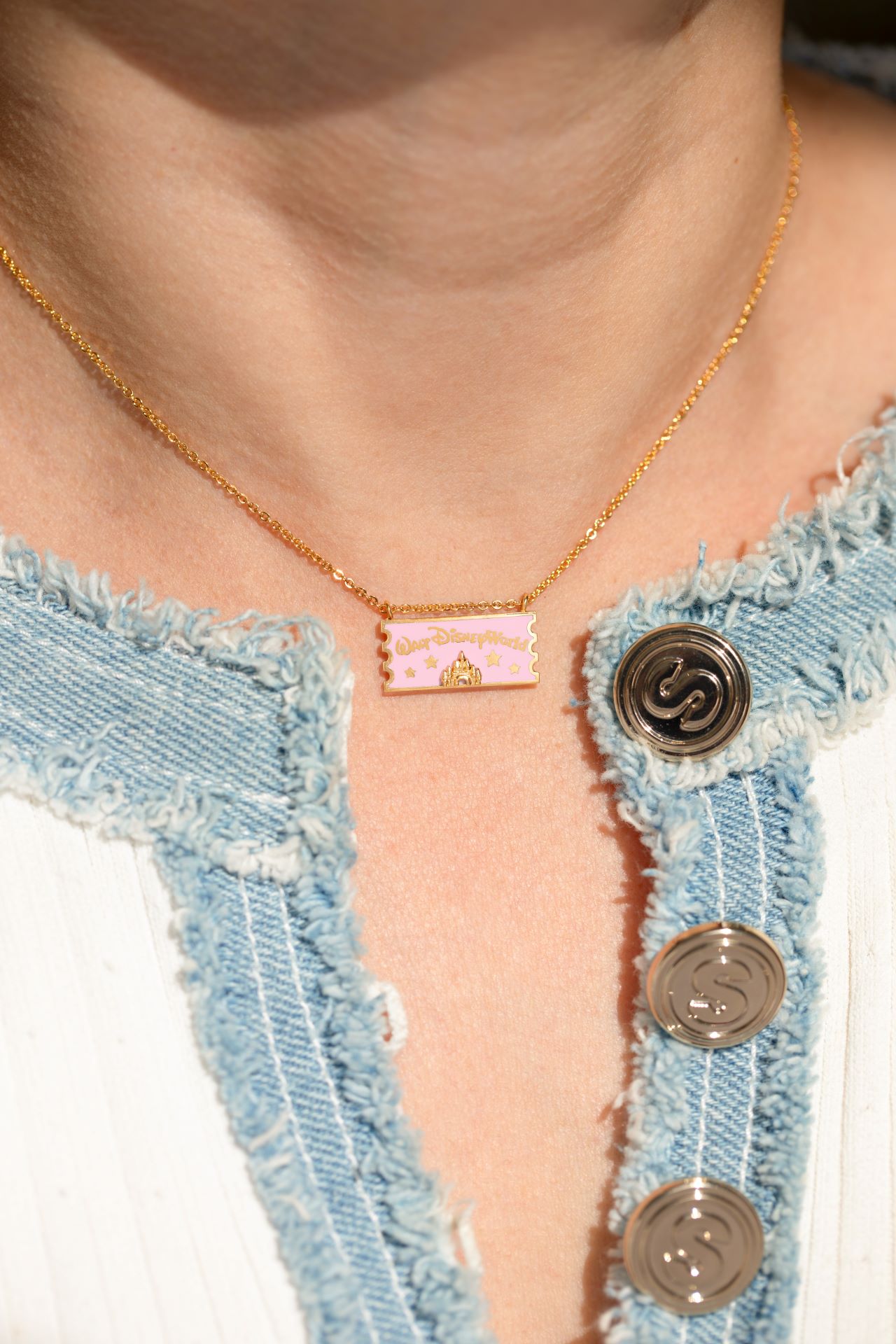 DisneyParkTicketNecklaces | The Main Street Mouse Disney park ticket necklaces