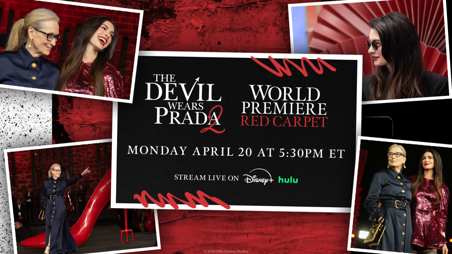 DISNEY+ AND HULU TO LIVE STREAM THE WORLD PREMIERE OF “THE DEVIL WEARS ...