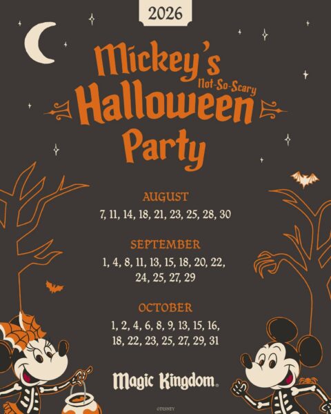 Mickeys Not So Scary Halloween Party Dates are Here 