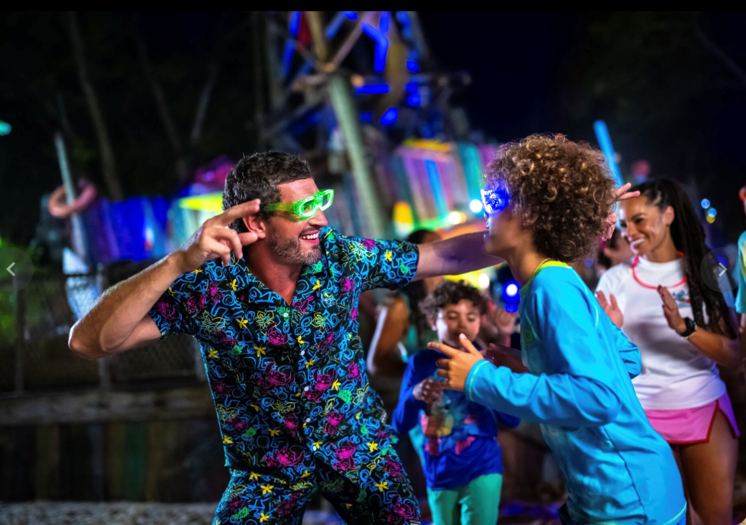 H2O Glow Nights Dancing at Typhoon Lagoon