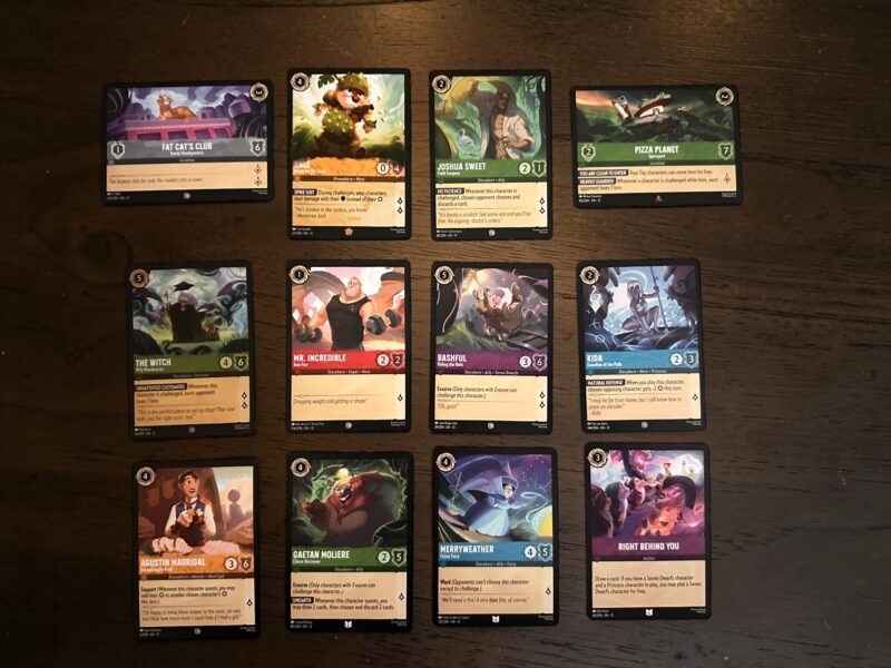 Disney Lorcana Wilds Unknown Cards