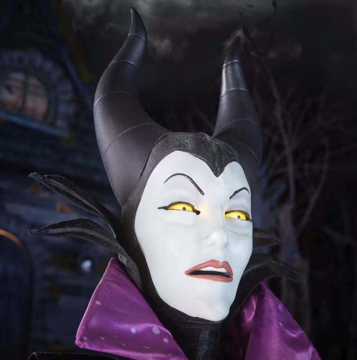 Maleficent Halloween Decoration Face | The Main Street Mouse Maleficent Halloween Decoration Face