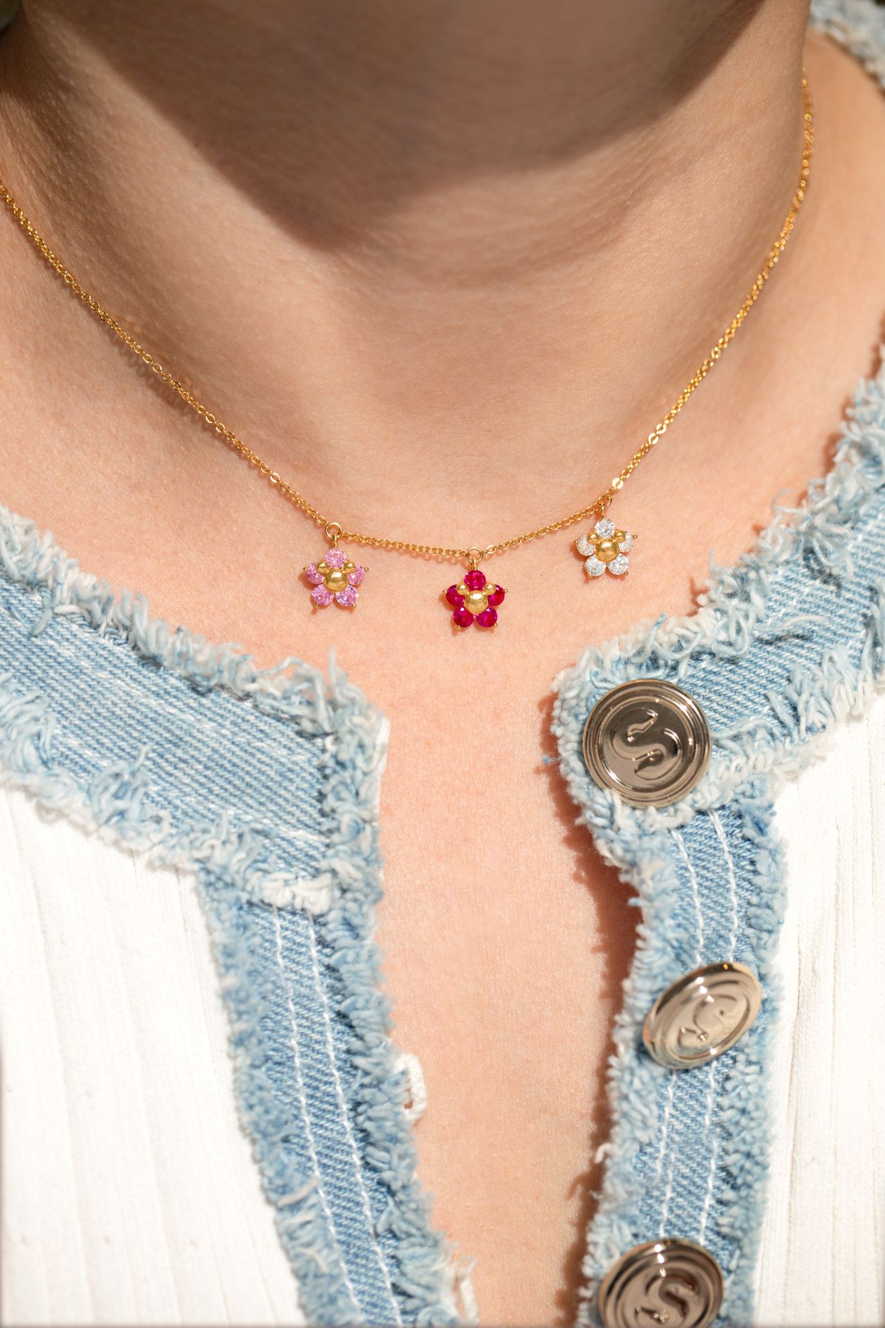 MickeyMouseFloralNecklace | The Main Street Mouse Mickey mouse floral necklace