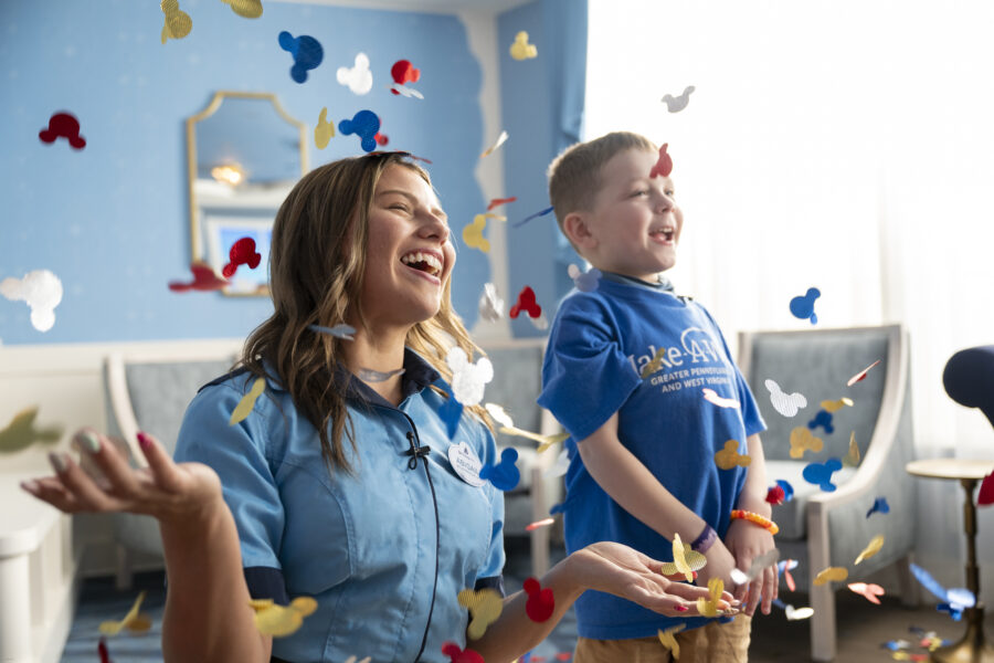 Paxton with Abigail Confetti