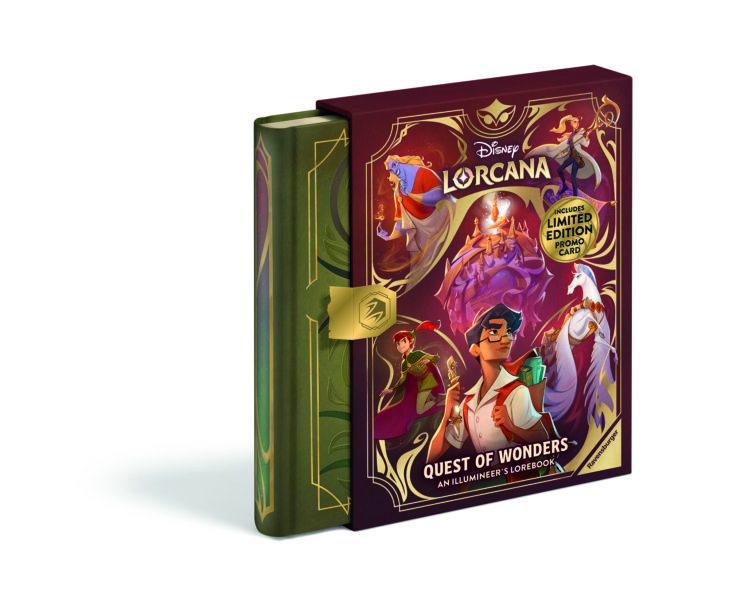 Quest of Wonders Book and Slip Case Cover Open