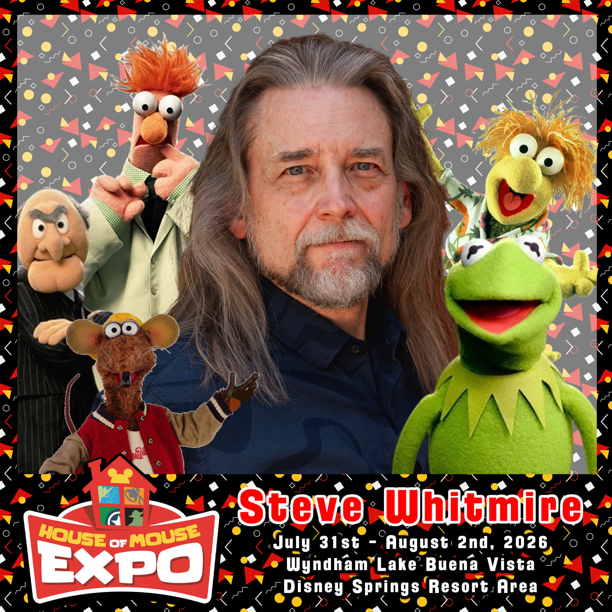Steve Whitmire Announcement Card | The Main Street Mouse Steve Whitmire Announcement Card