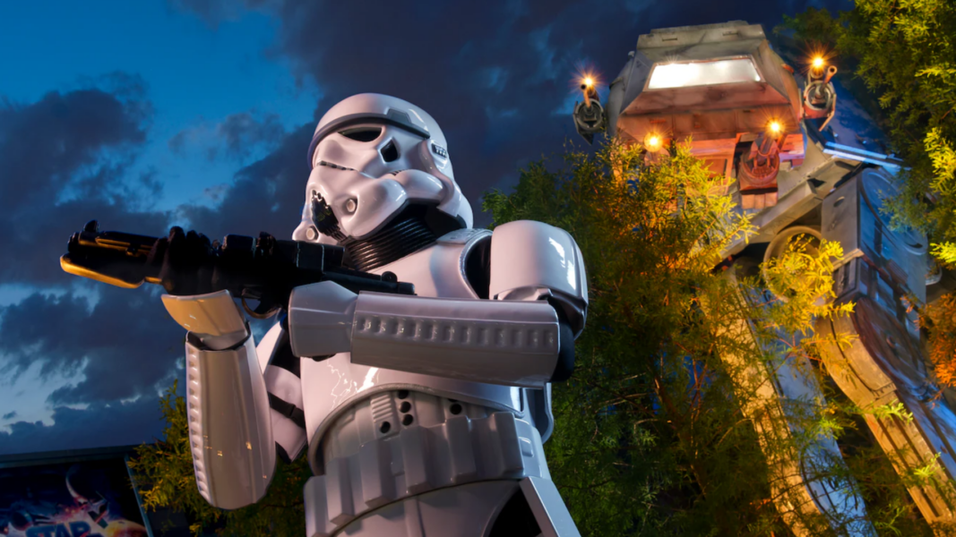 AT AT and Stormtrooper in Disneys Hollywood Studios