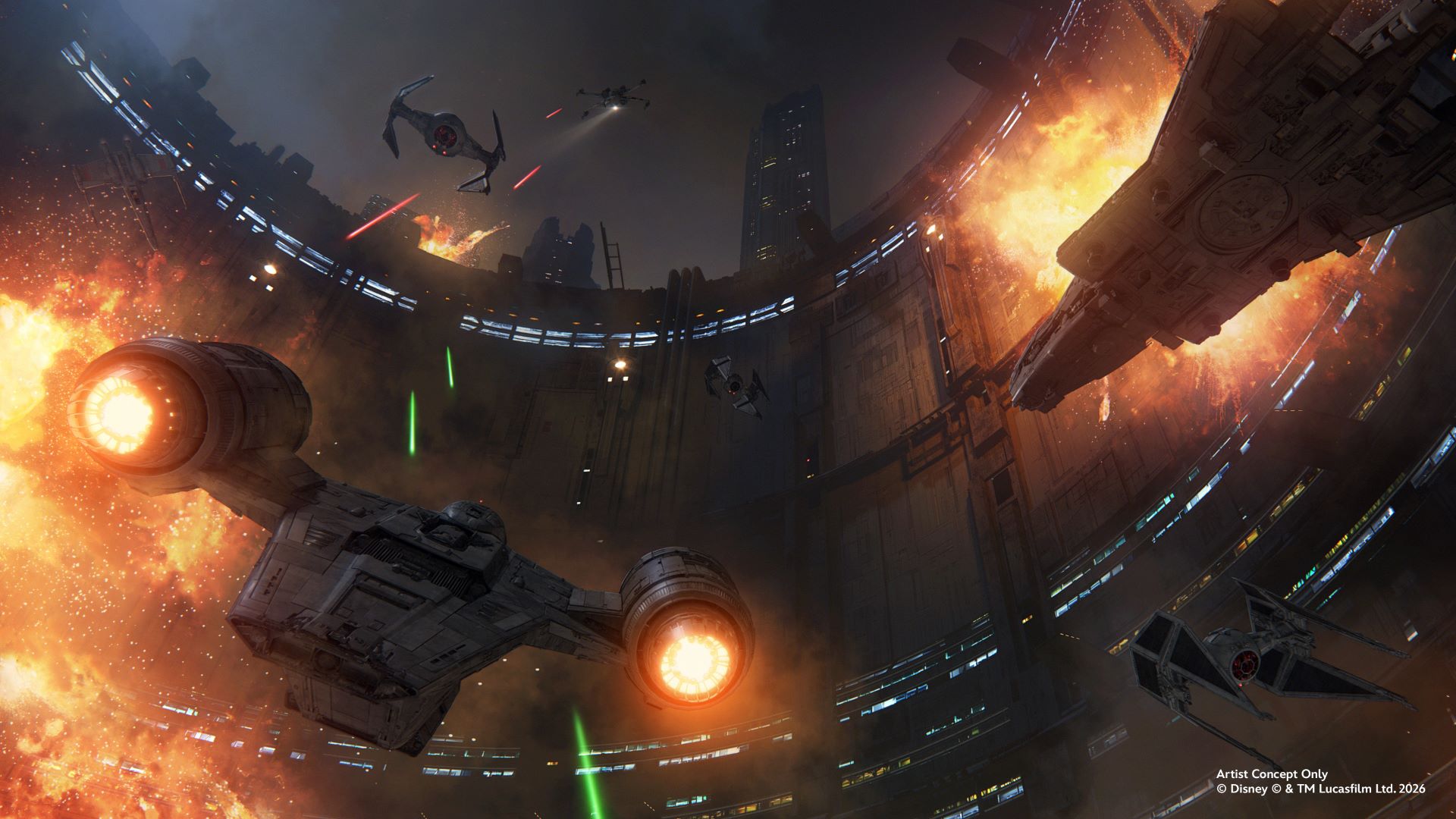 CoruscantFalcon | The Main Street Mouse Coruscant falcon