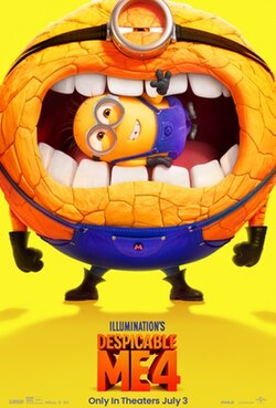 Despicable me 4 theatrical release poster