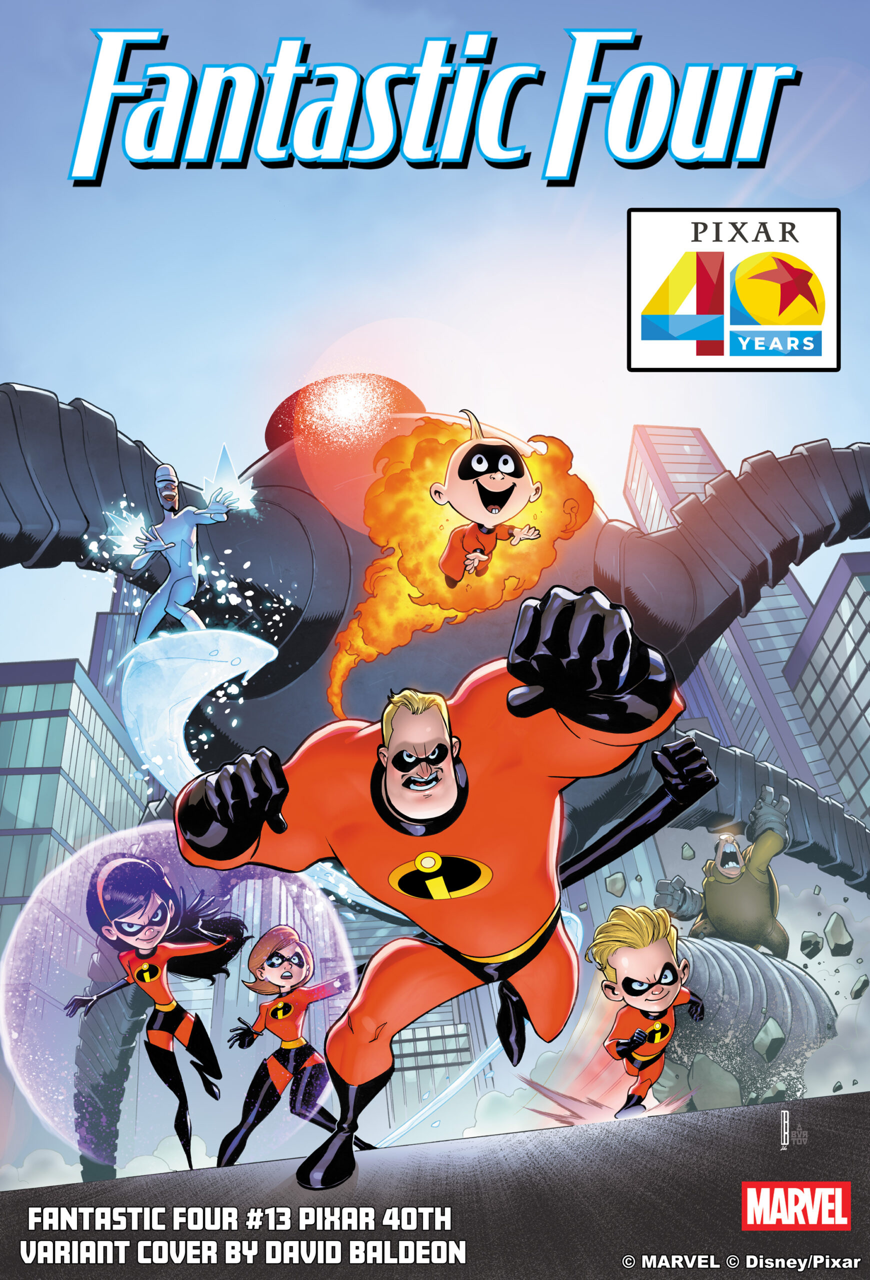 Fantastic Four 13 an Homage of Fantastic Four 1961 159 Featuring Characters from the Incredibles