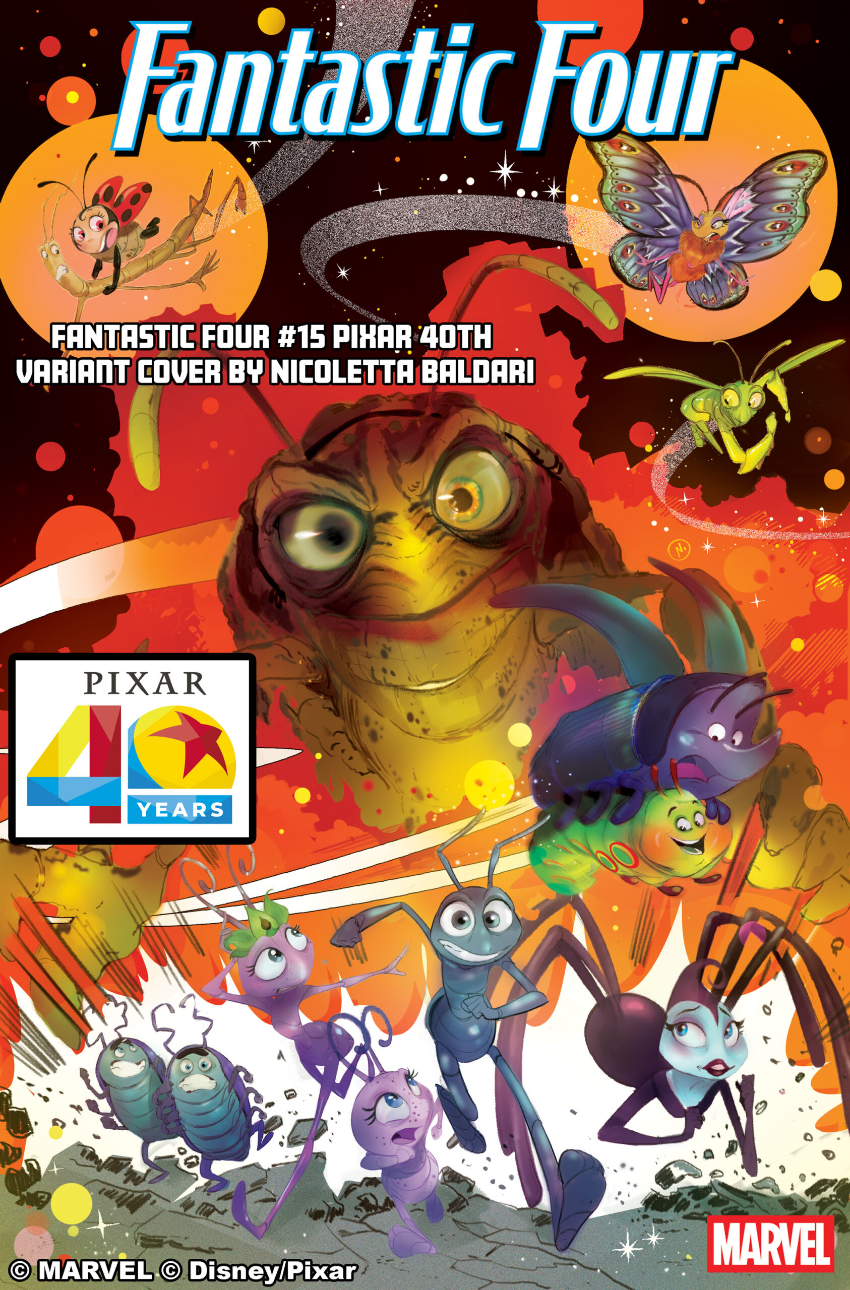 Fantastic Four 15 an Homage of Fantastic Four 1961 49 Featuring Characters from a Bugs Life