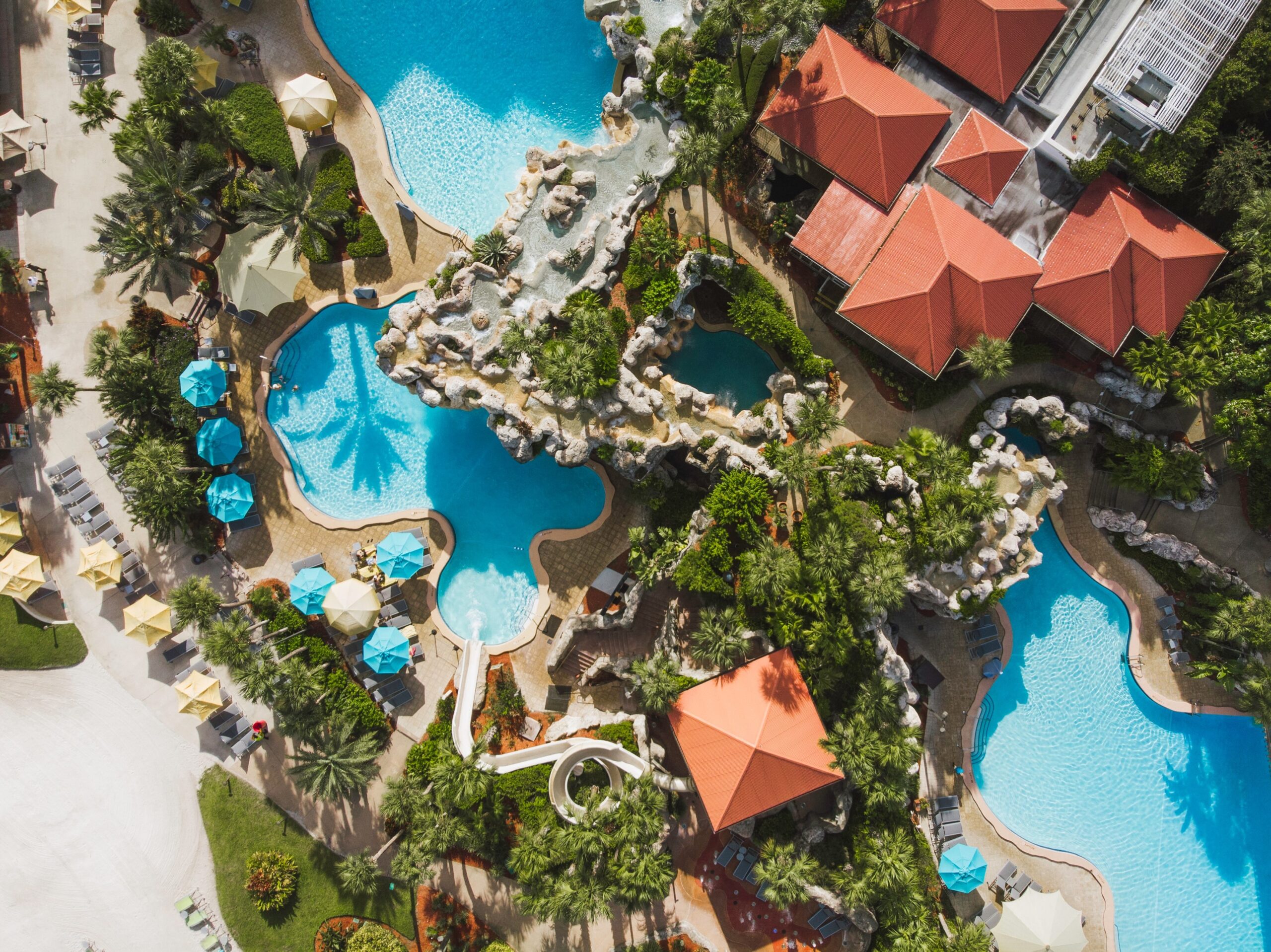 HRGC Pool Aerial Shot | The Main Street Mouse Hrgc Pool Aerial Shot
