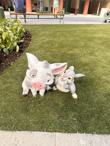 Pua and Thumper the Walt Disney Studios Courtyard