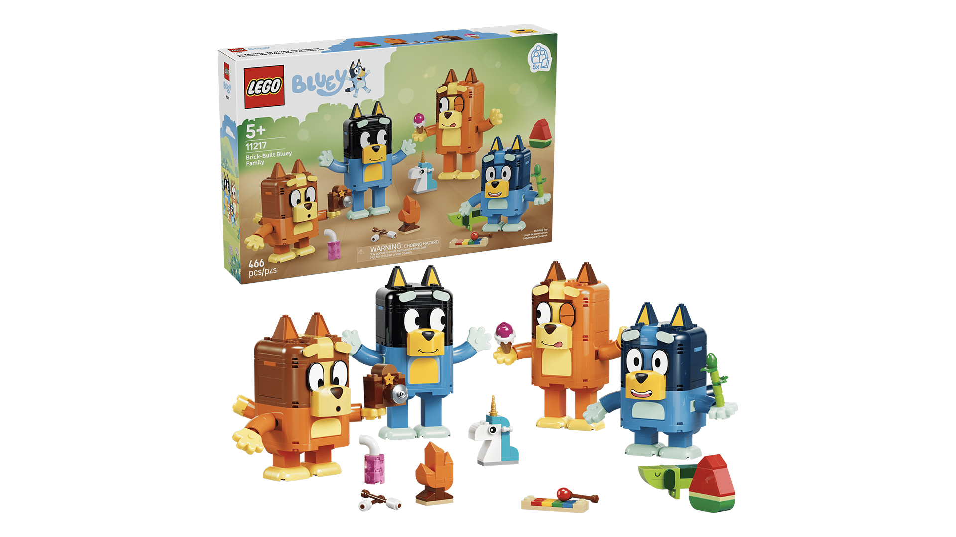 Lego Brick built Bluey Family Set Available for Pre order Ships June 1