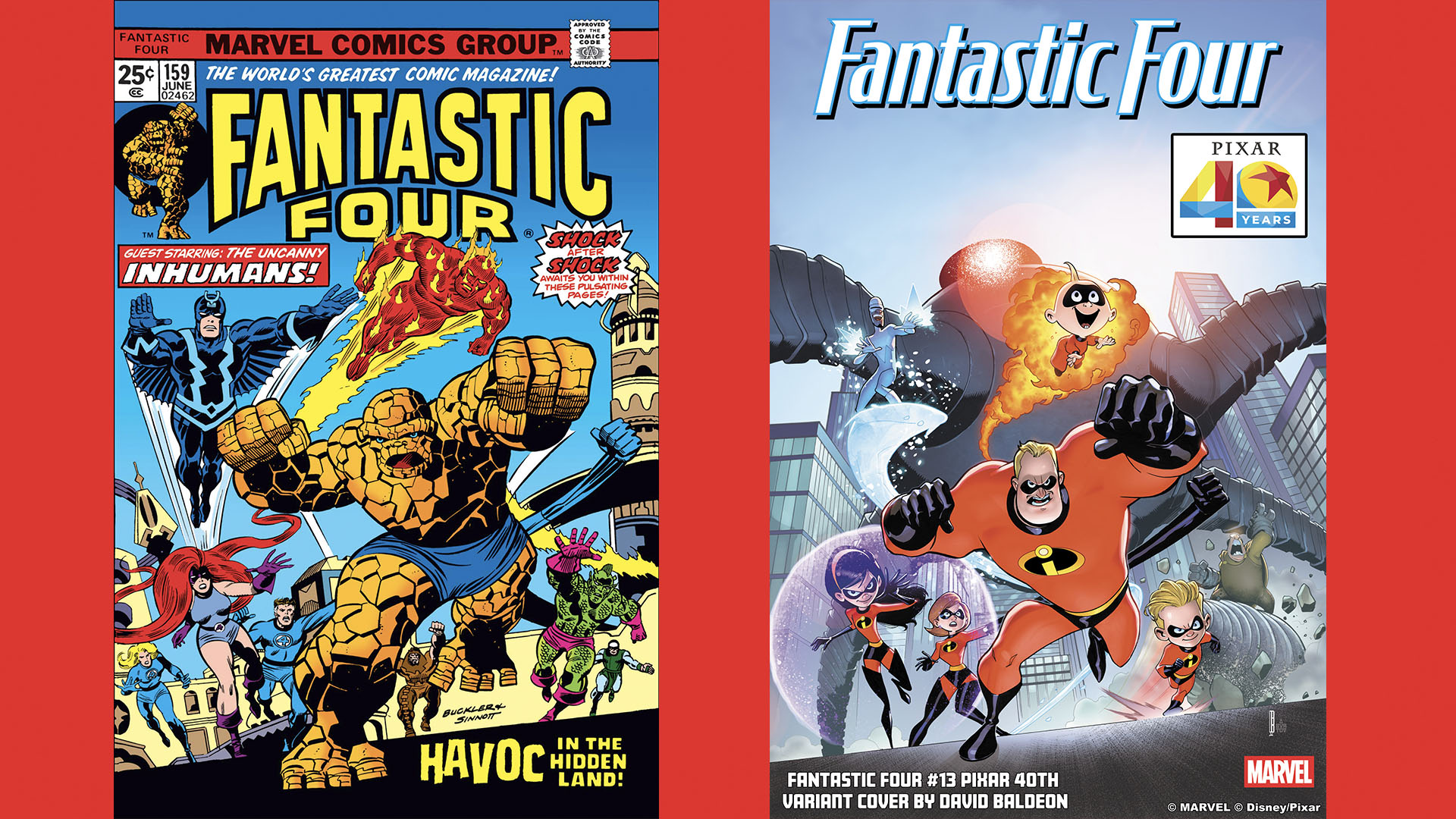 Marvel Comics Celebrates Pixars 40th Anniversary with Special Homage Variant Covers