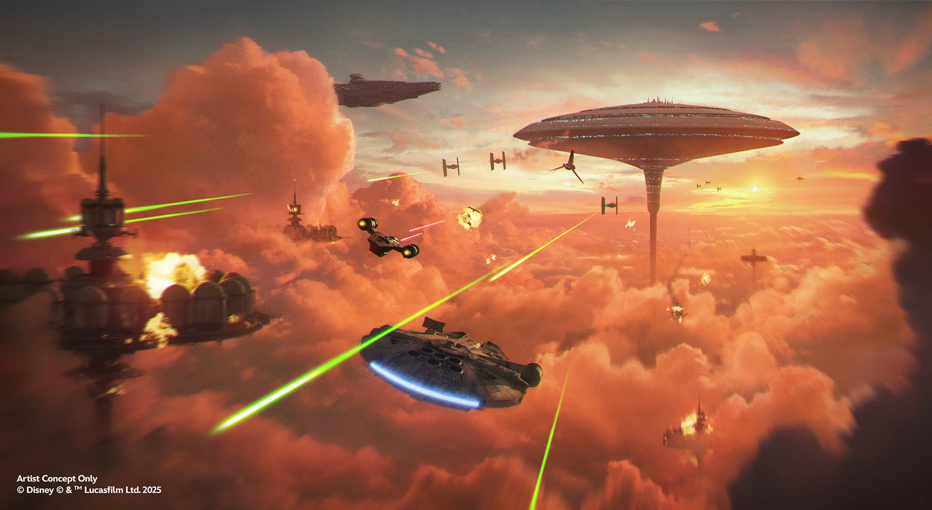 MillenniumFalconSmugglersRunBespin | The Main Street Mouse Millennium falcon smugglers run bespin