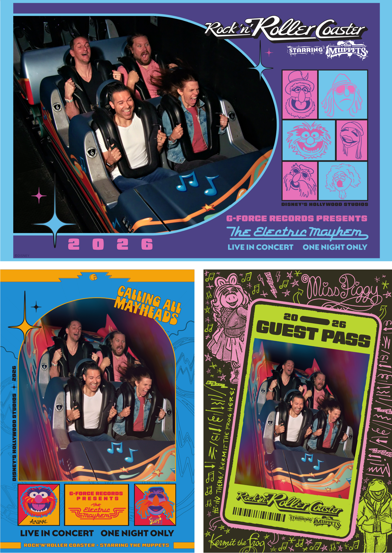 RockNRollerCoasterCollage | The Main Street Mouse Rock n roller coaster collage