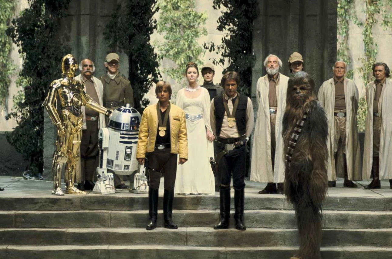 Final Scene Star Wars A New Hope | The Main Street Mouse Final Scene Star Wars a New Hope