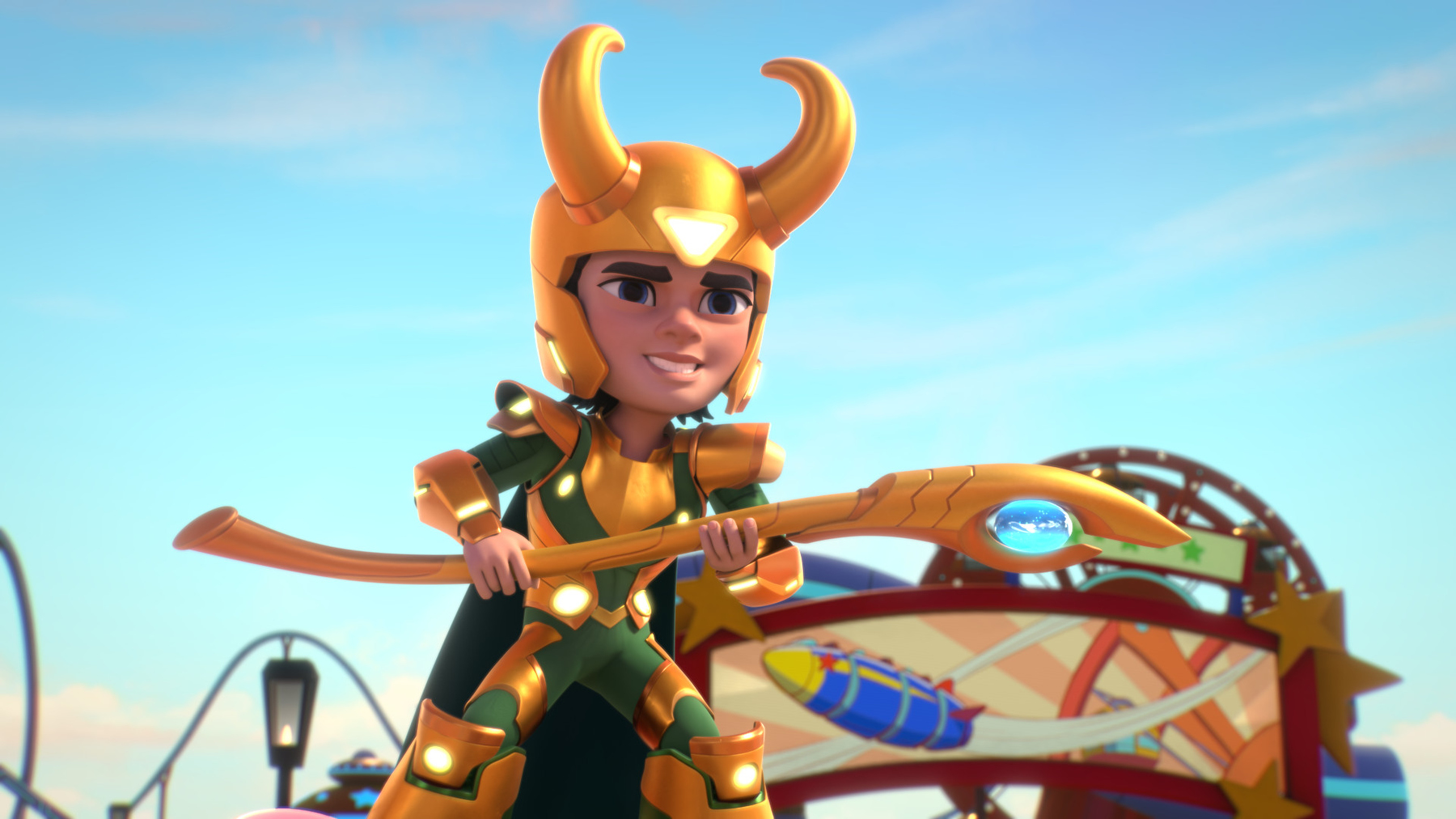 Marvels Iron Man and His Awesome Friends Shorts lunch with Loki disney