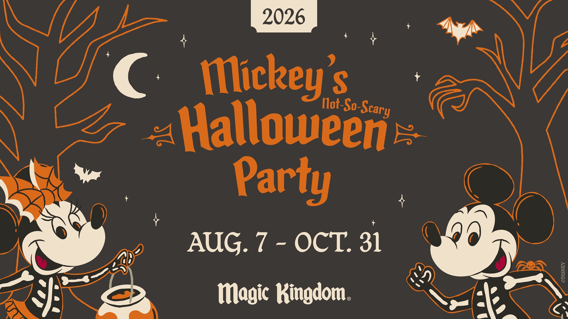 2026 mickeys not so scary halloween party dates tickets