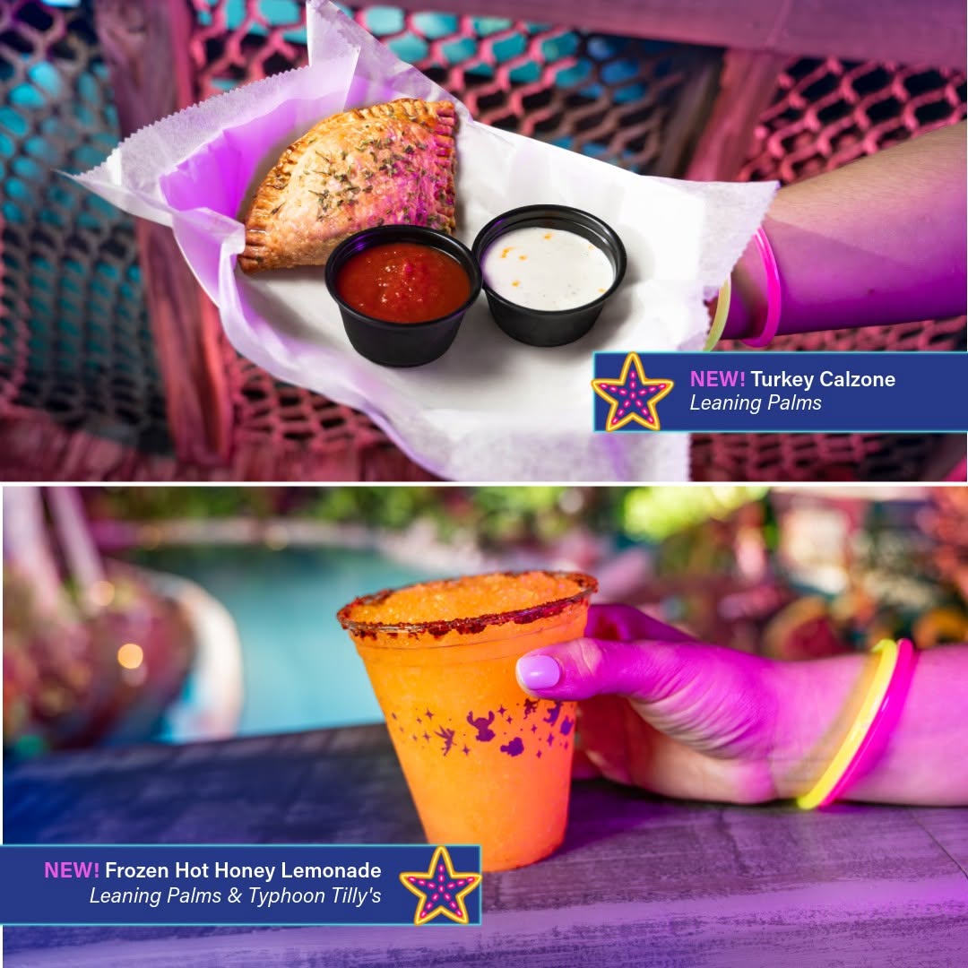 Turkey Calzone and Frozen Hot Honey Lemonade | The Main Street Mouse Turkey Calzone and Frozen Hot Honey Lemonade