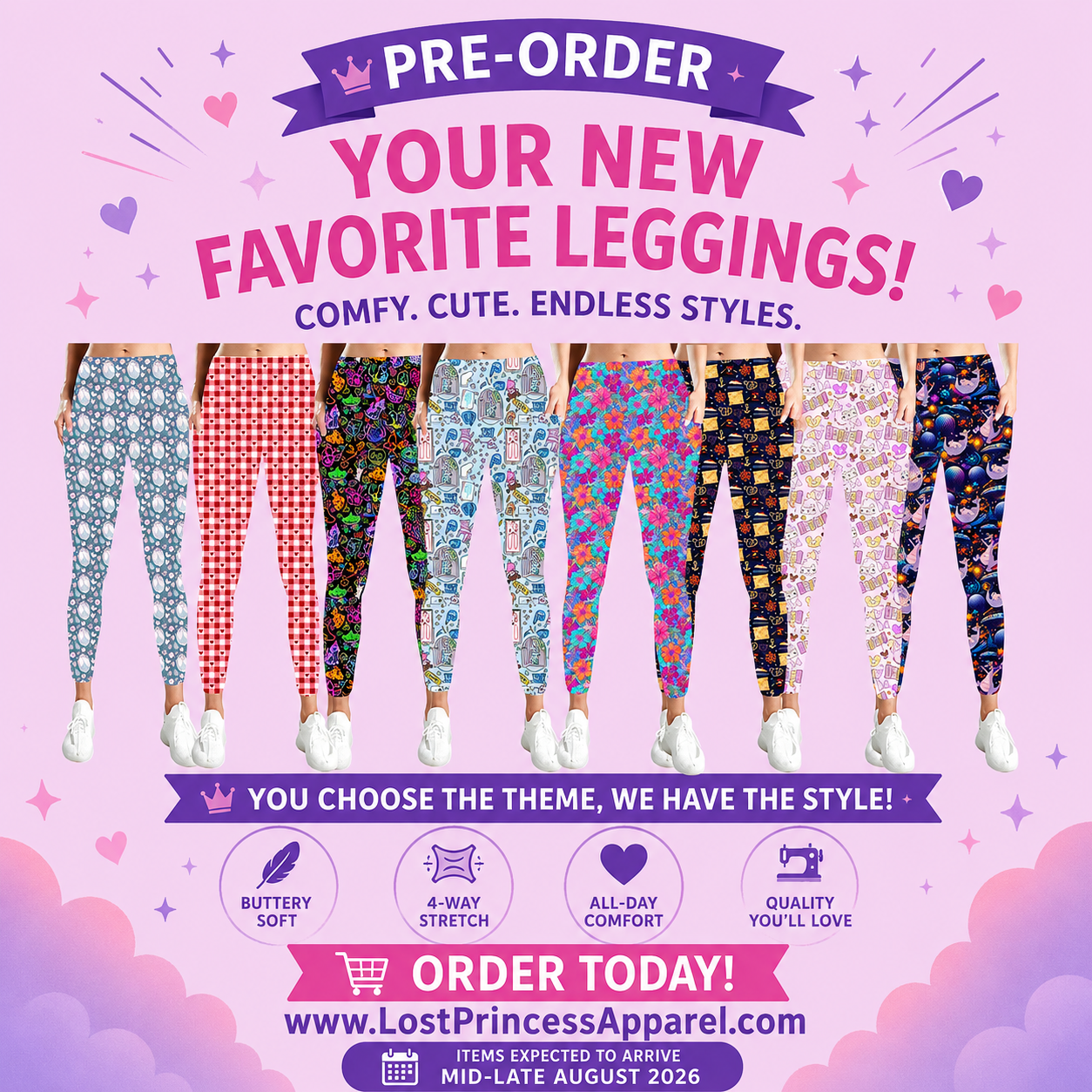 Disney leggings | The Main Street Mouse Disney Leggings