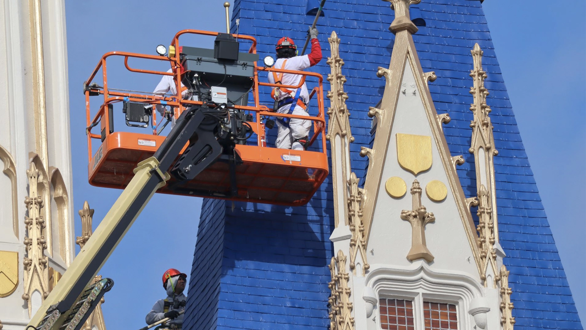 Disney Pulls Back the Curtain on the Team Behind Cinderella Castles Stunning Paint Refresh | The Main Street Mouse Disney Pulls Back the Curtain on the Team Behind Cinderella Castles Stunning Paint Refresh