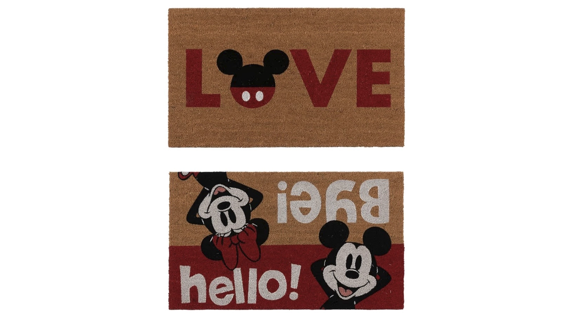 Greet Guests with These Magical Mickey and Minnie Door Mats