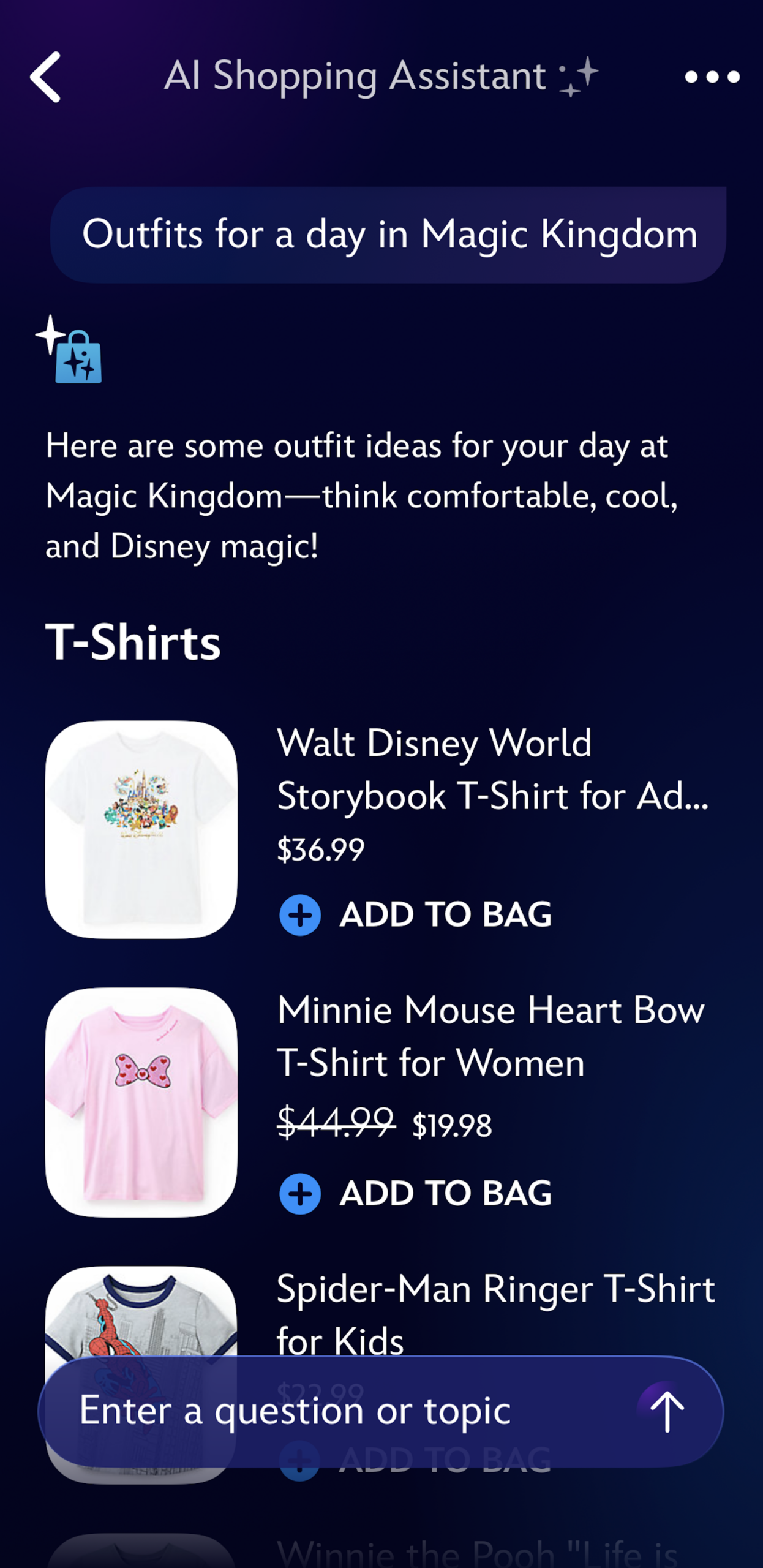 Disney Store AI Shopping assistant 3 | The Main Street Mouse Disney Store Ai Shopping Assistant 3