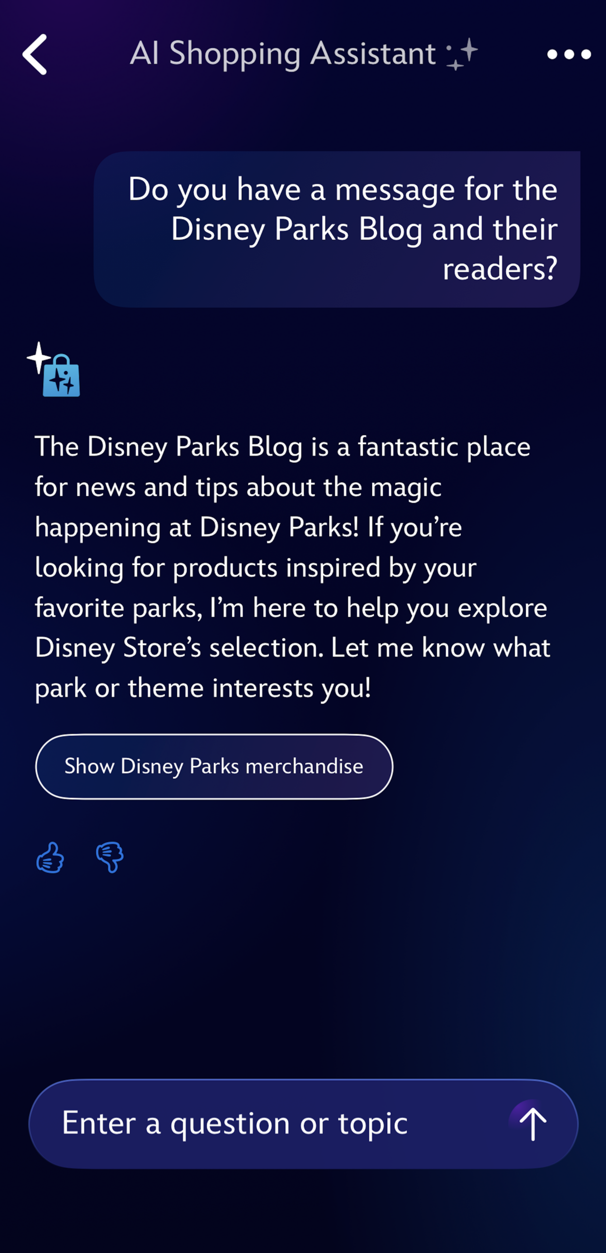 Disney Store AI Shopping assistant 5 | The Main Street Mouse Disney Store Ai Shopping Assistant 5