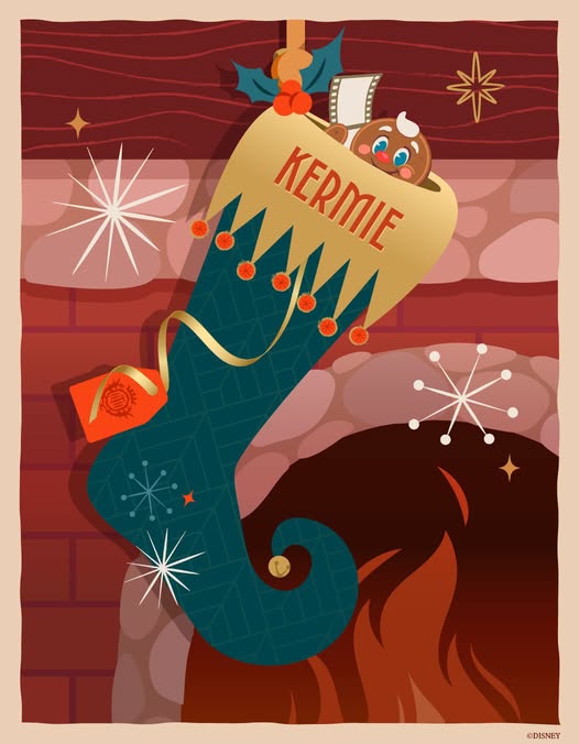 Kermie Stocking | The Main Street Mouse Kermie Stocking