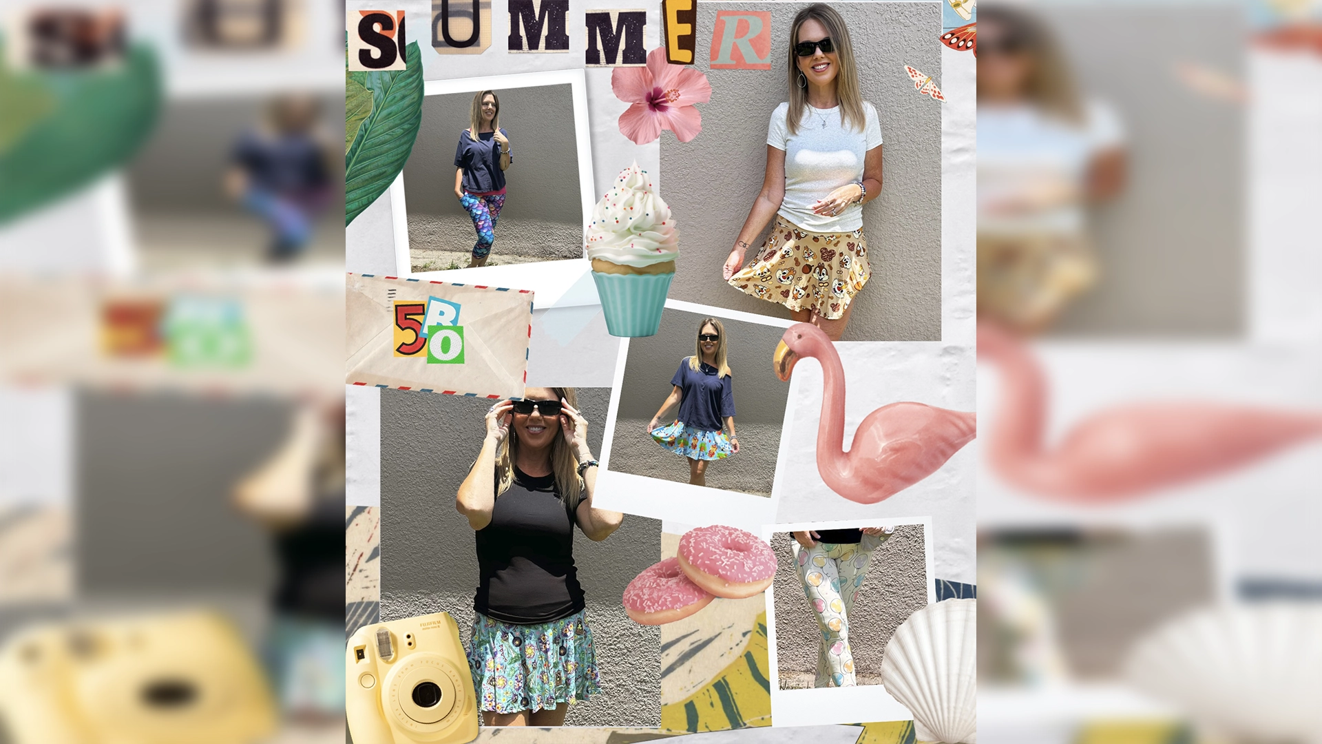 New Disney Themed Skorts and Leggings for Summer