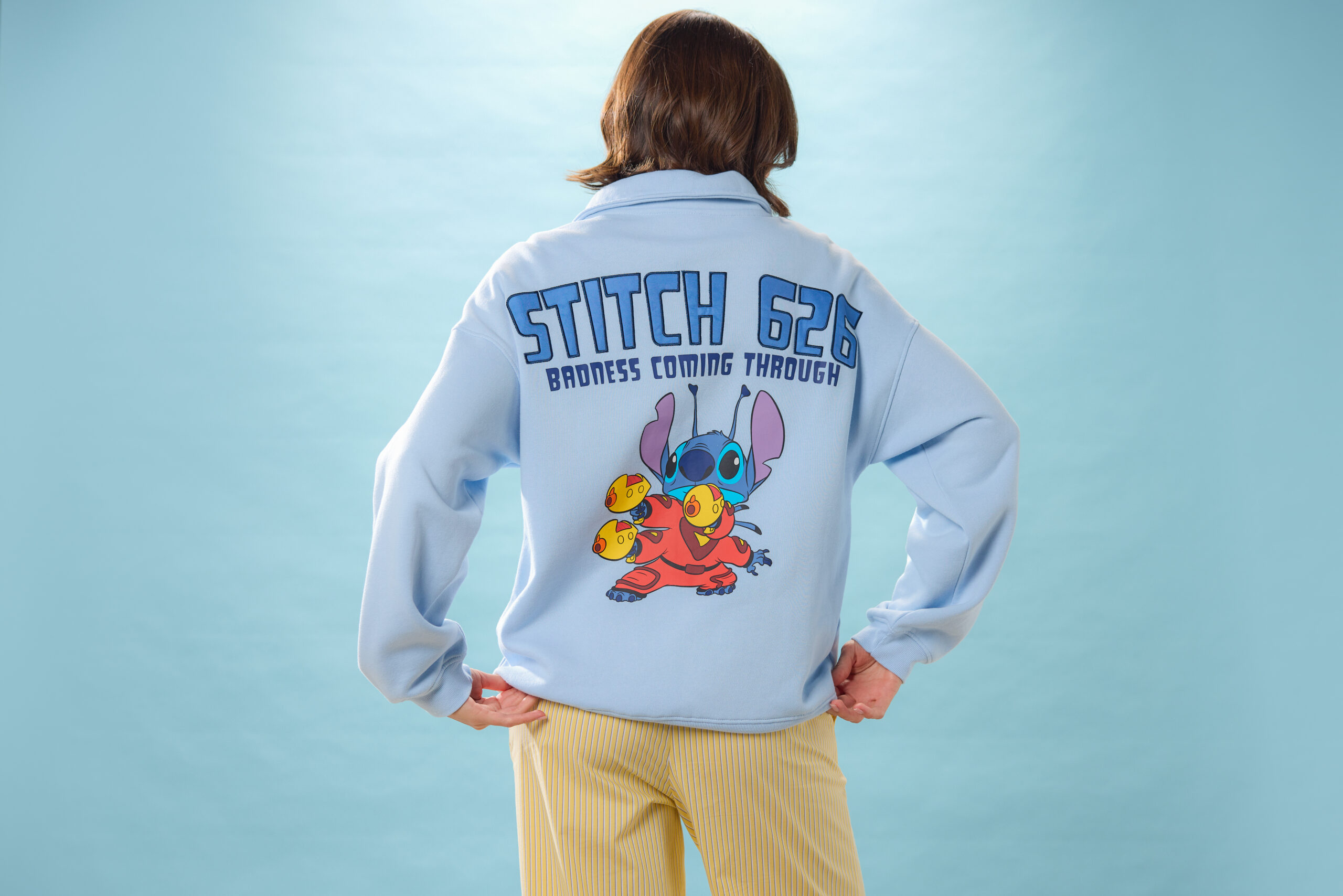 Stitch 1 4 Zip Pullover for Men Lilo Stitch 4