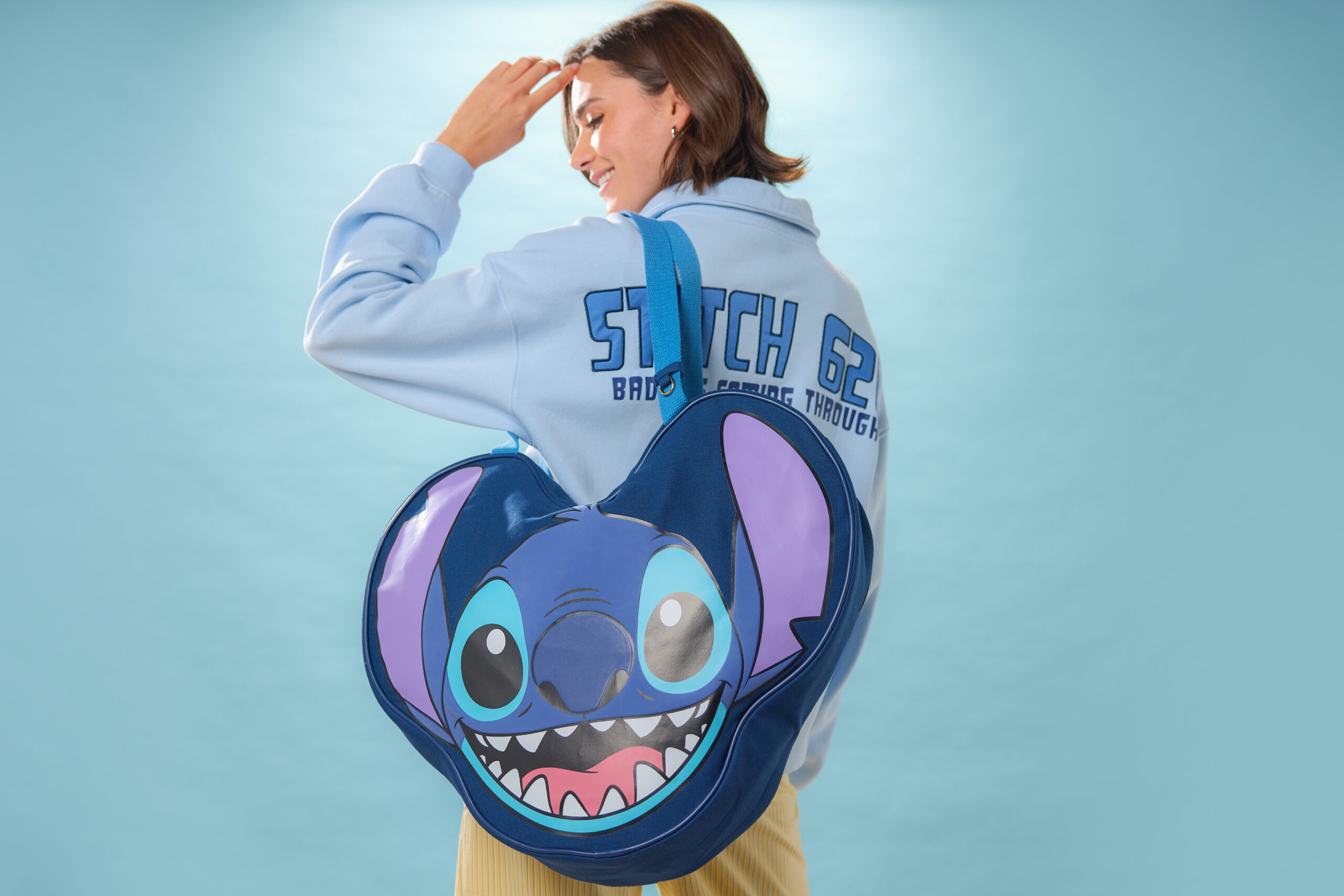 Stitch Big Face Canvas Tote Lilo Stitch 3