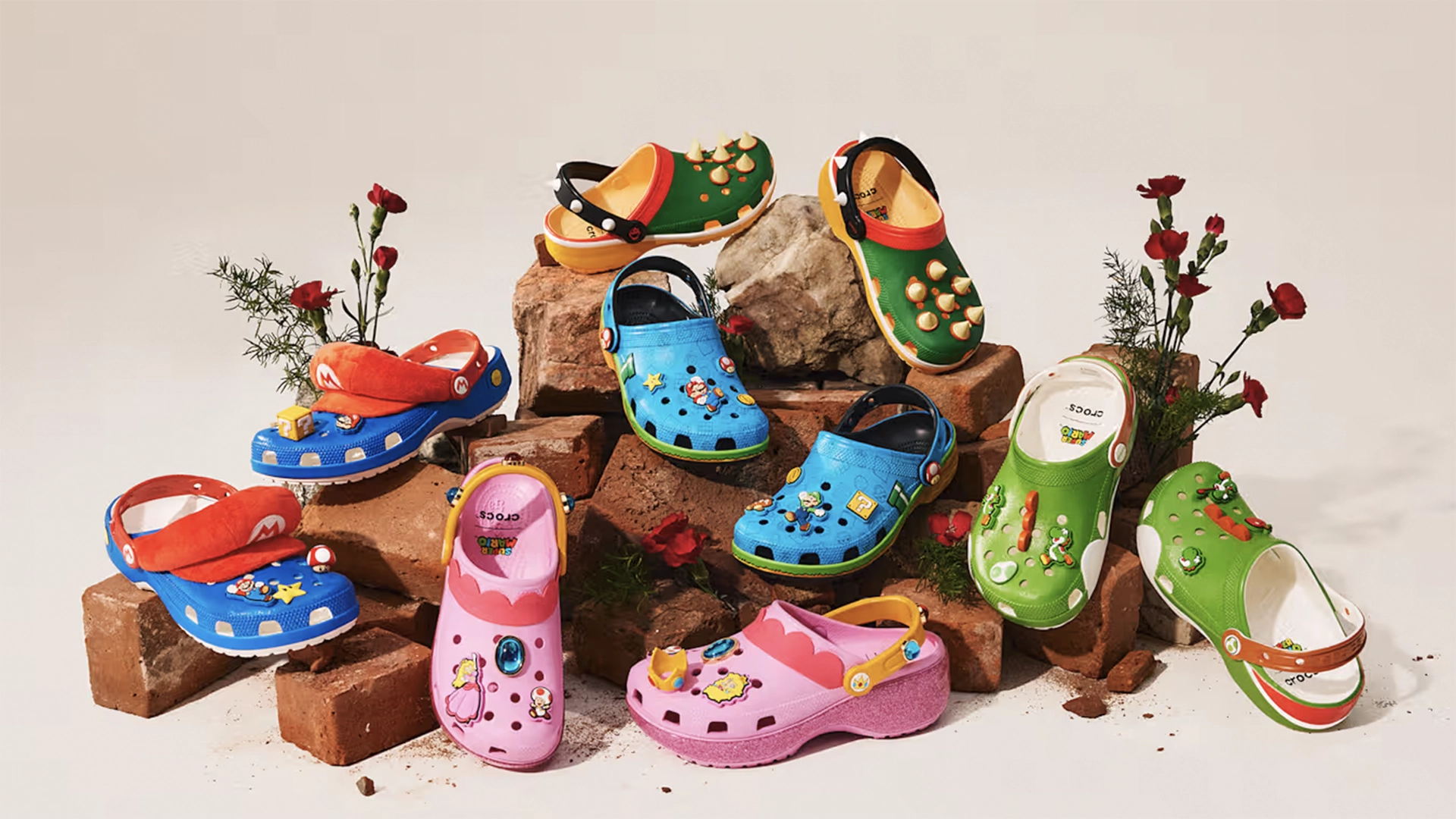 Crocs x Super Mario Collection Launches July 15 with Mario Yoshi Peach and Bowser Styles | The Main Street Mouse Crocs X Super Mario Collection Launches July 15 with Mario Yoshi Peach and Bowser Styles