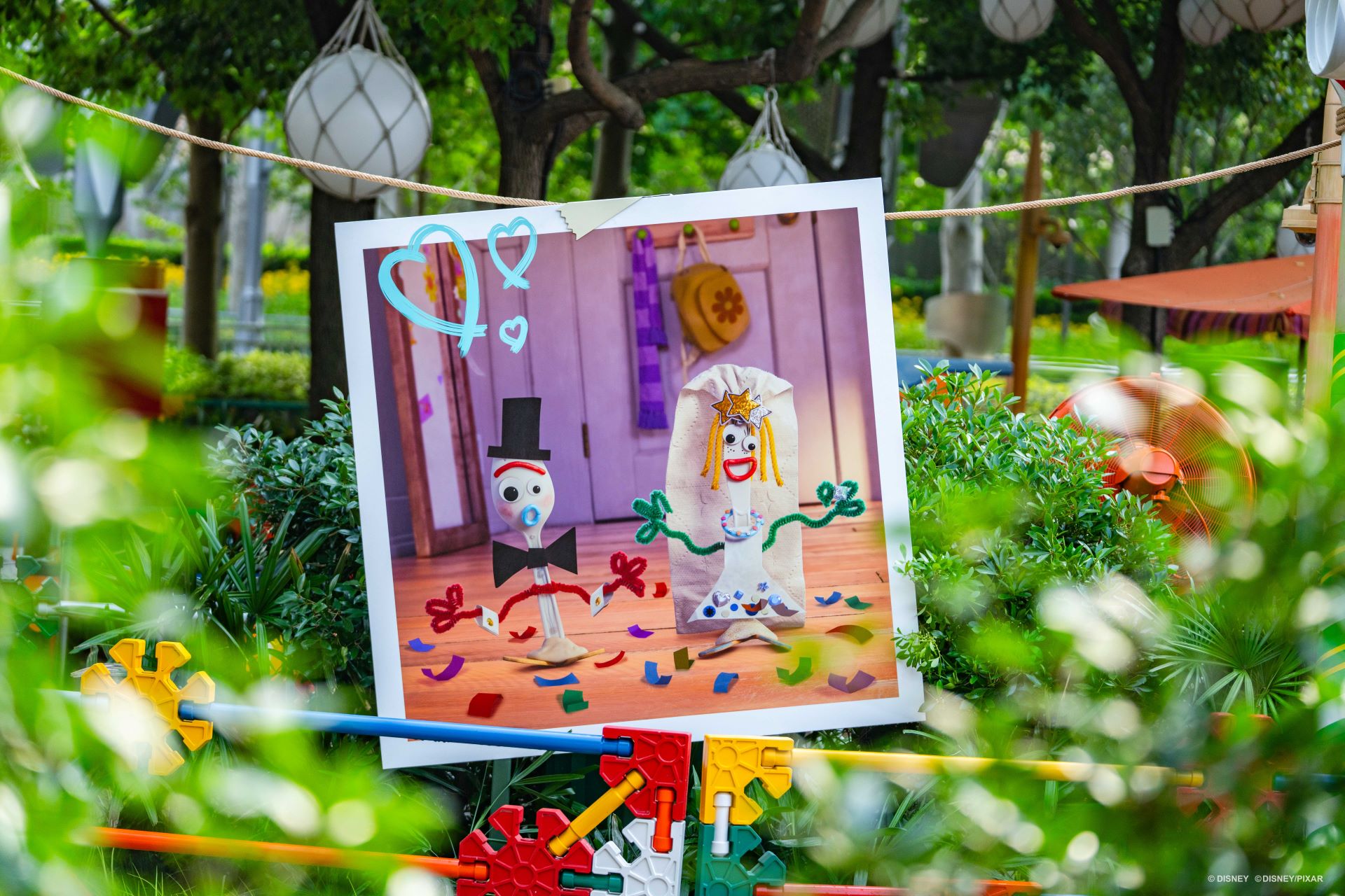 ToyStory5DecoratShanghaiDisneyResort | The Main Street Mouse Toy story 5 decor at shanghai disney resort