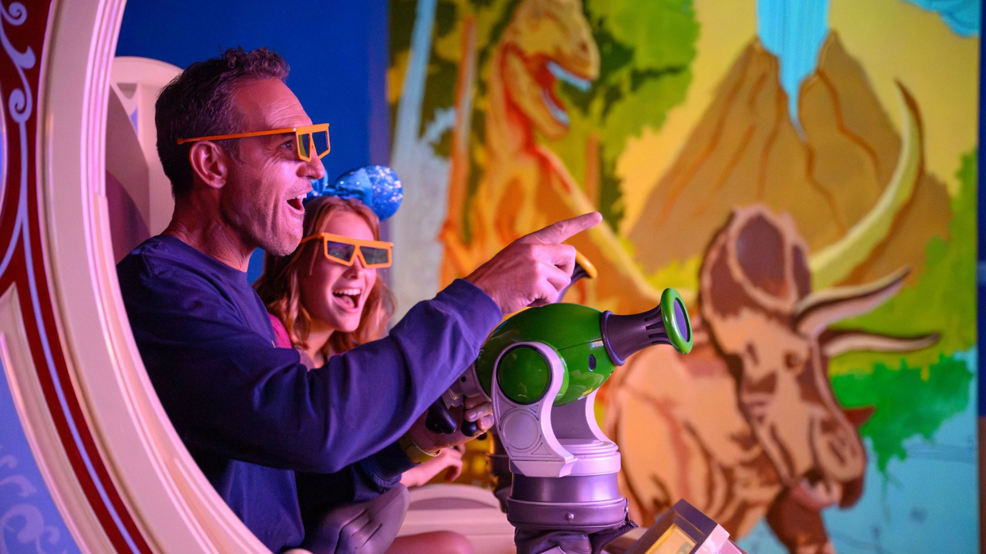Toy story mania rex and trixie