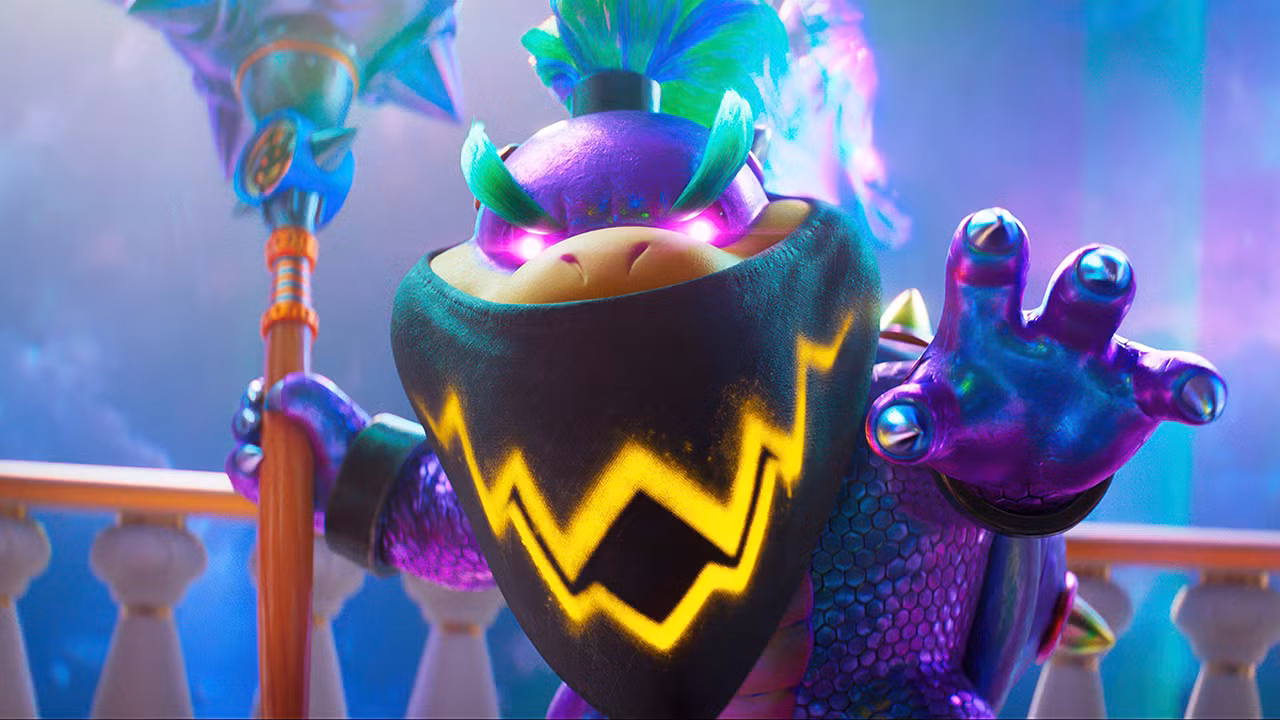 bowserjrholdinghispaintbrushpowerupandlookingreadyforafightinthesupermariogalaxymovie | The Main Street Mouse Bowser jr holding his paint brush power up and looking ready for a fight in the super mario galaxy movie
