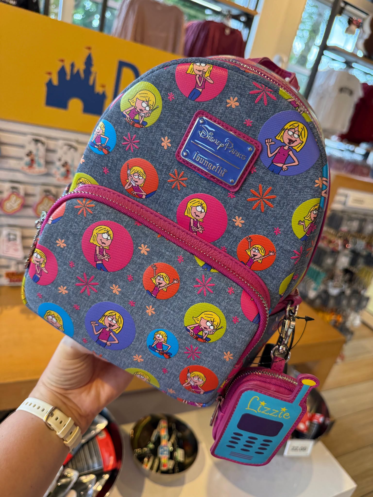 Lizzie McGuire Loungefly bag | The Main Street Mouse Lizzie Mcguire Loungefly Bag