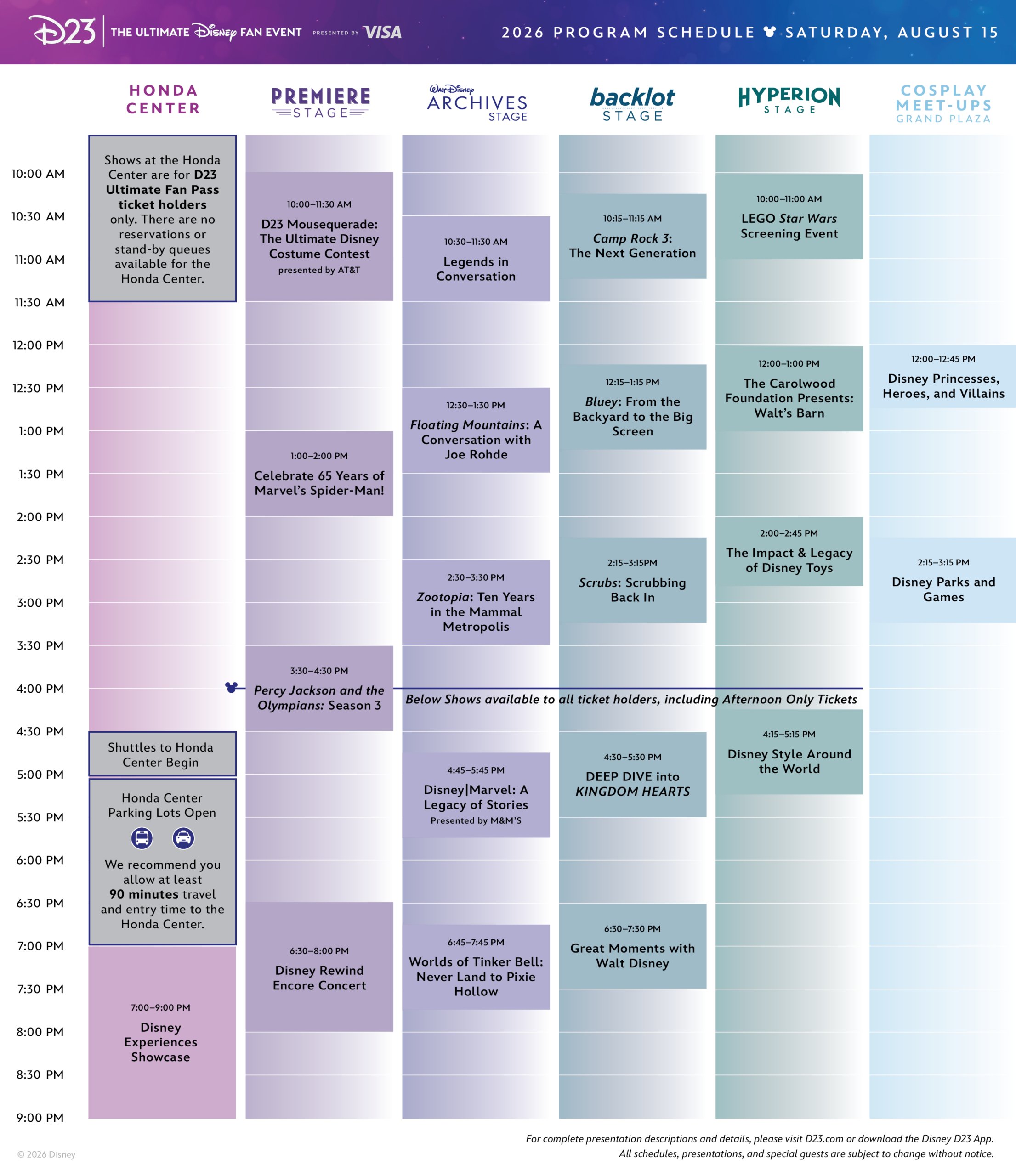 D23SaturdayProgramming | The Main Street Mouse D23 saturday programming