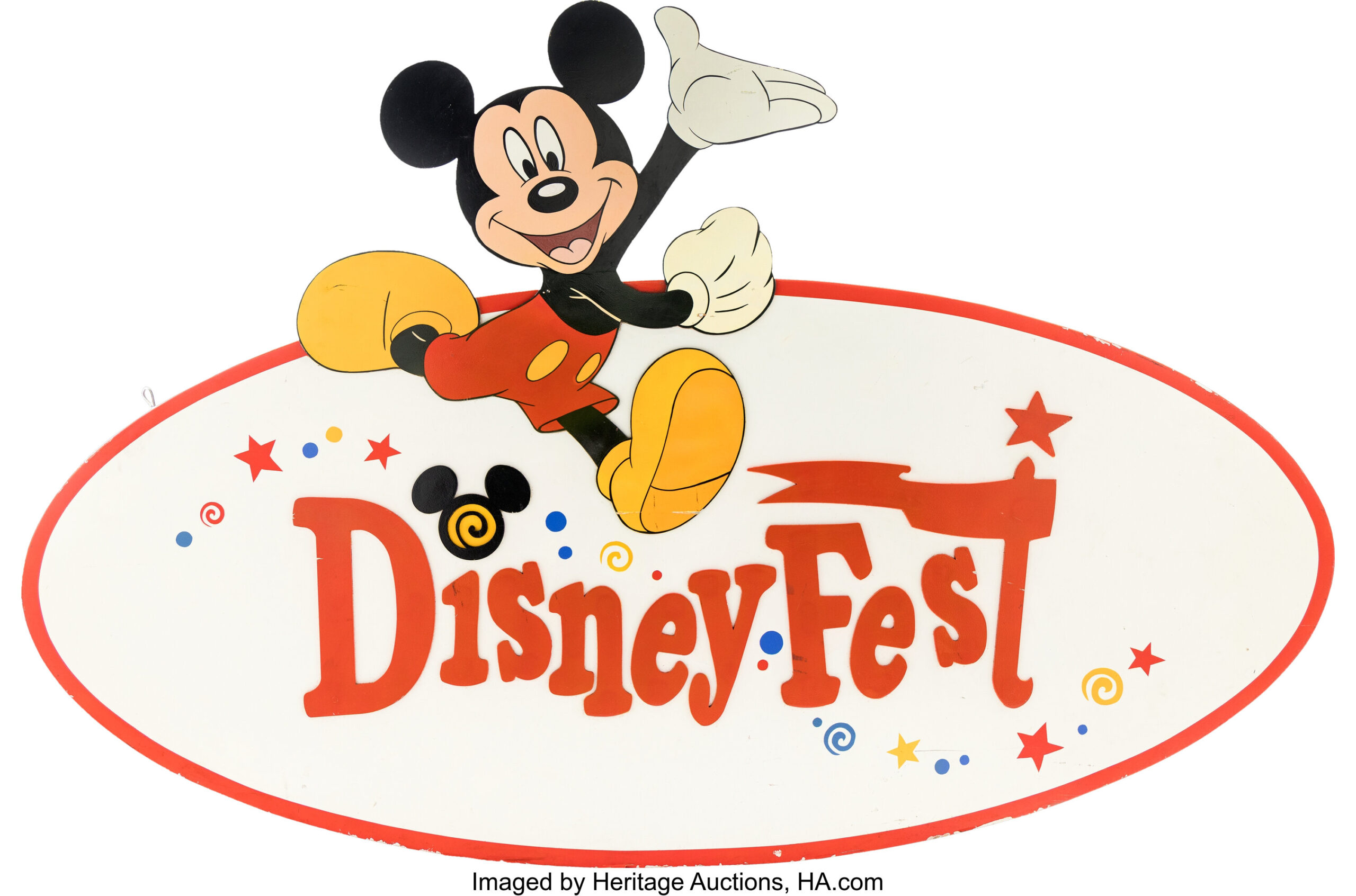 DisneyFest Original EventUsed Sign | The Main Street Mouse Disneyfest Original Event used Sign