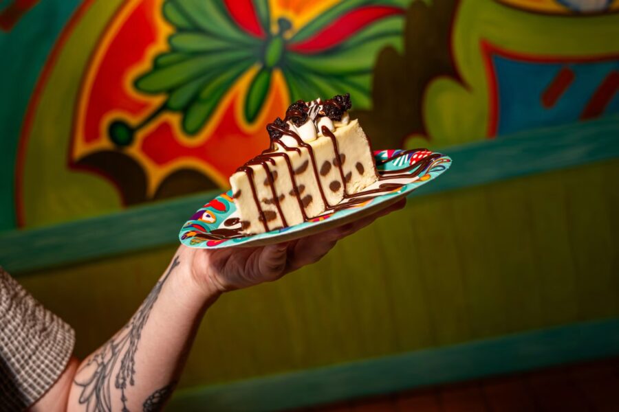 Pizzafari cheesecake | The Main Street Mouse Pizzafari Cheesecake